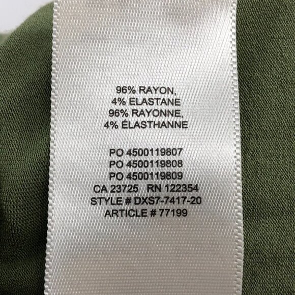 Aritzia Wilfred Free Sage Green Ruched Side Slit Midi Skirt XXS - Picture 9 of 13